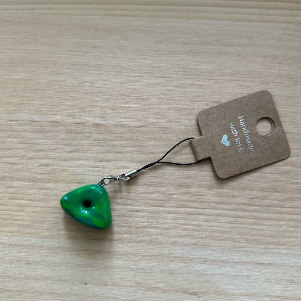 Coraline adder stone handmade polymer clay charm